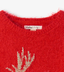 Hatley Dresses | Baby &amp; Toddler Christmas Reindeer Fuzzy Sweater Dress
