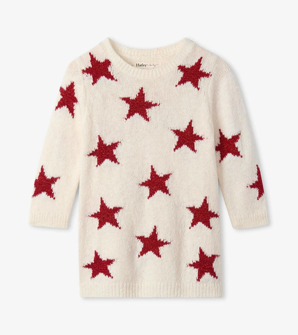 Hatley Dresses | Baby &amp; Toddler Christmas Stars Sweater Dress