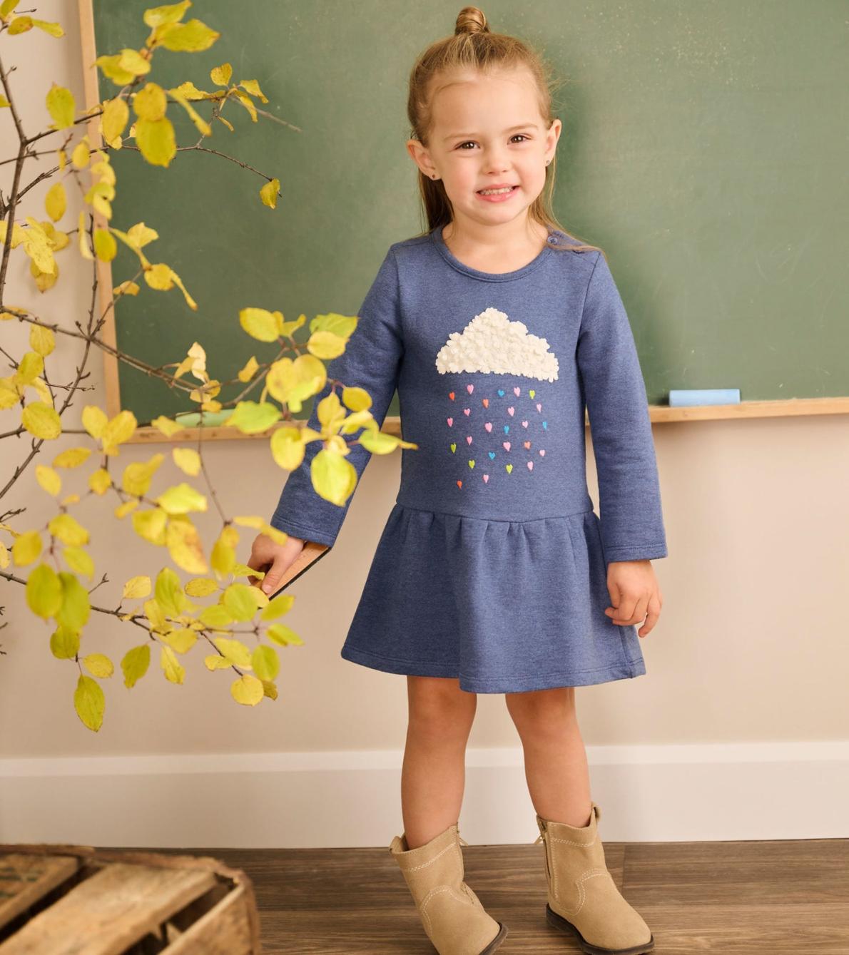 Hatley Dresses | Baby &amp; Toddler Heart Drops Flounce Skirt Dress