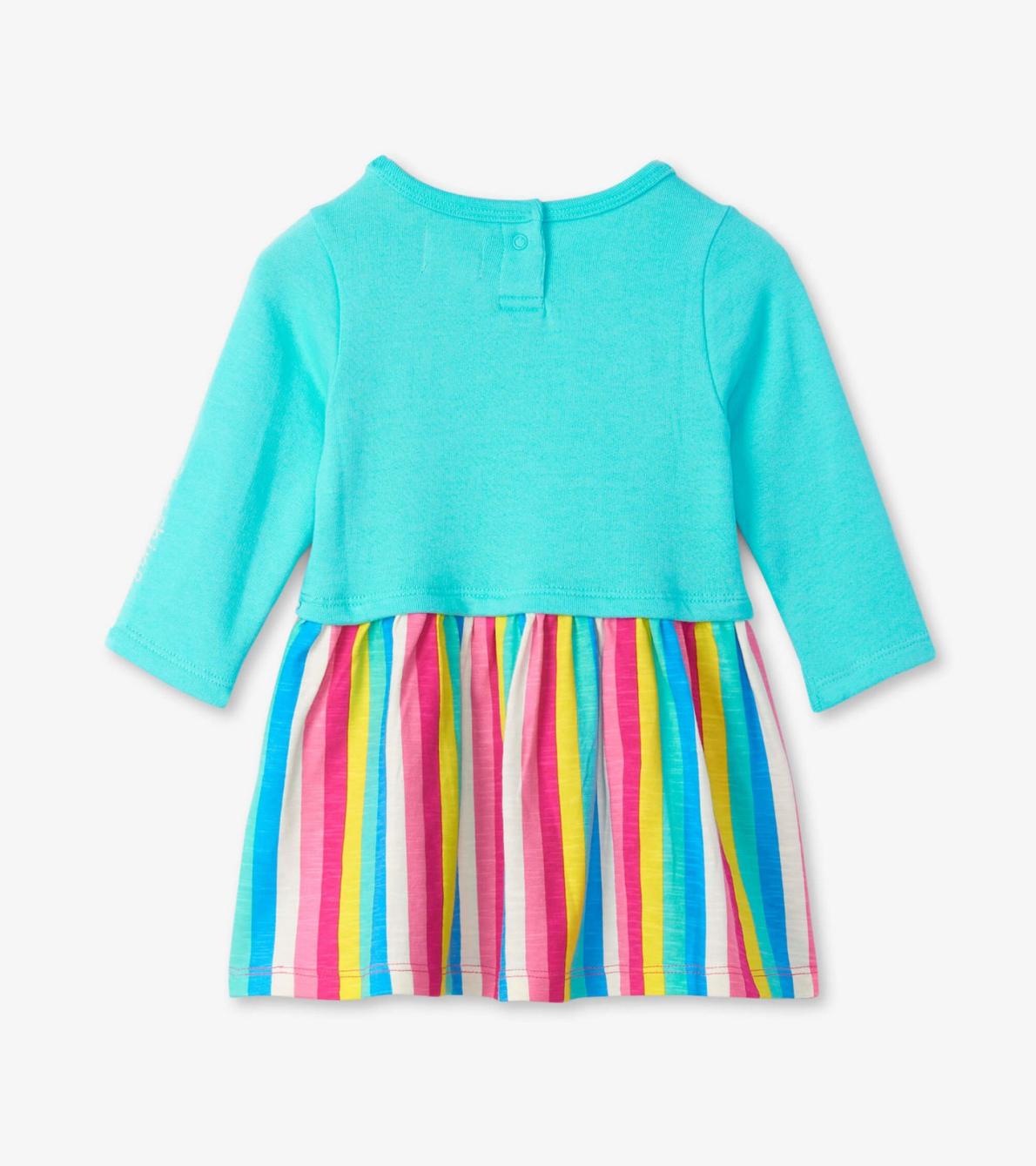Hatley Dresses | Baby &amp; Toddler Radiant Rainbow Layered Knit Dress