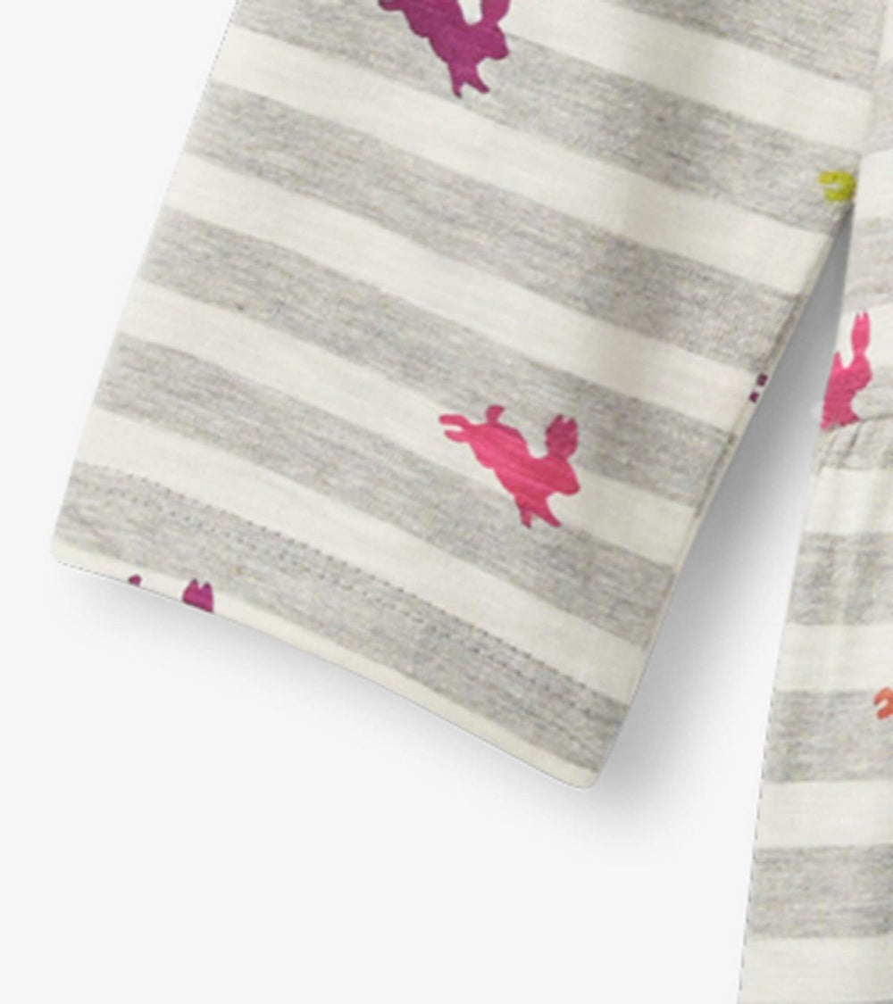 Hatley Dresses | Baby &amp; Toddler Rainbow Bunnies Tiered Dress