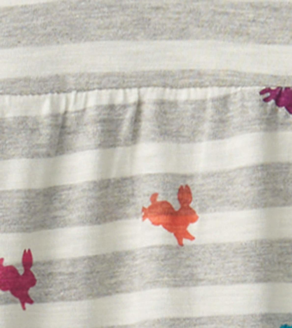 Hatley Dresses | Baby &amp; Toddler Rainbow Bunnies Tiered Dress