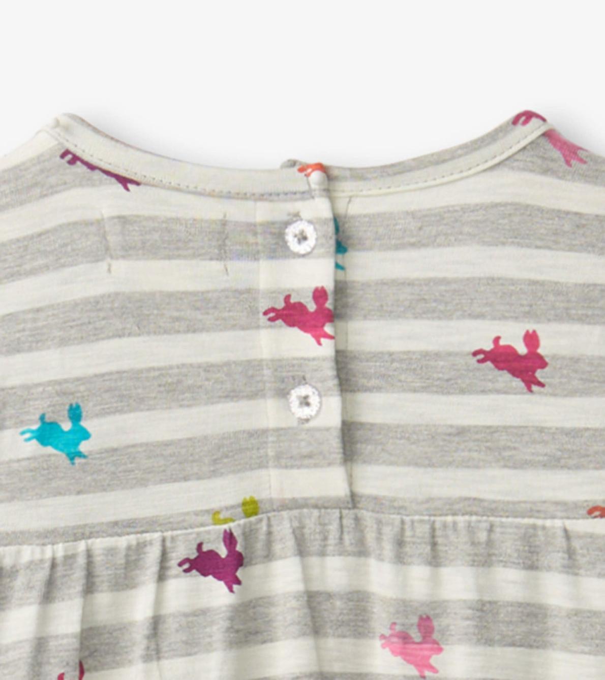 Hatley Dresses | Baby &amp; Toddler Rainbow Bunnies Tiered Dress