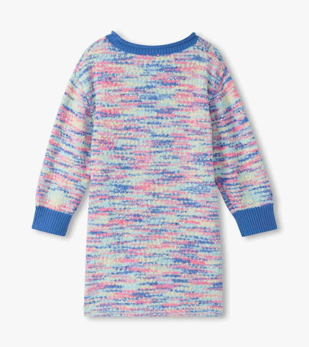 Hatley Dresses | Girls Girls Blue Boucle Sweater Dress