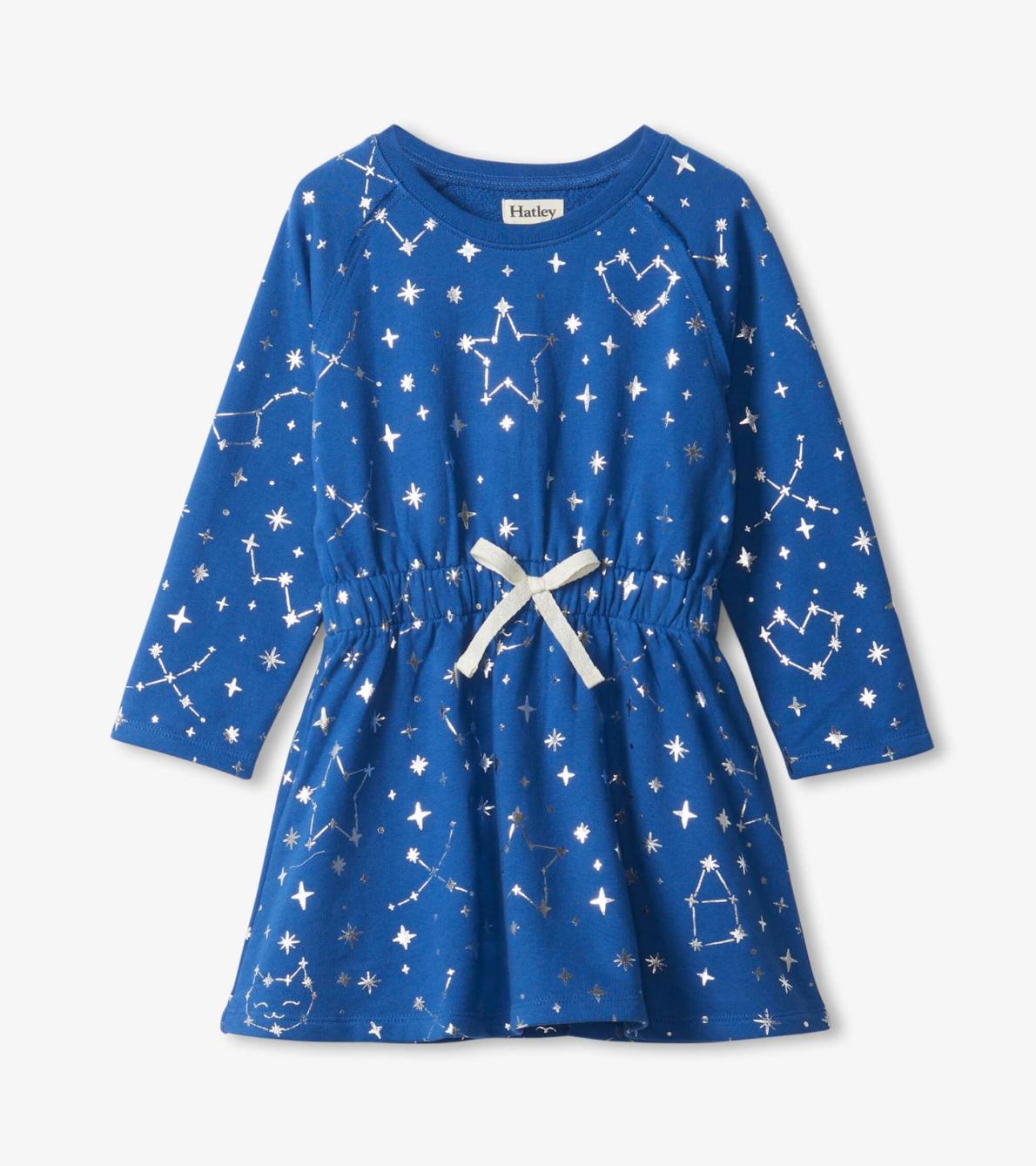 Hatley Dresses | Girls Girls Constellations Waist Terry Dress