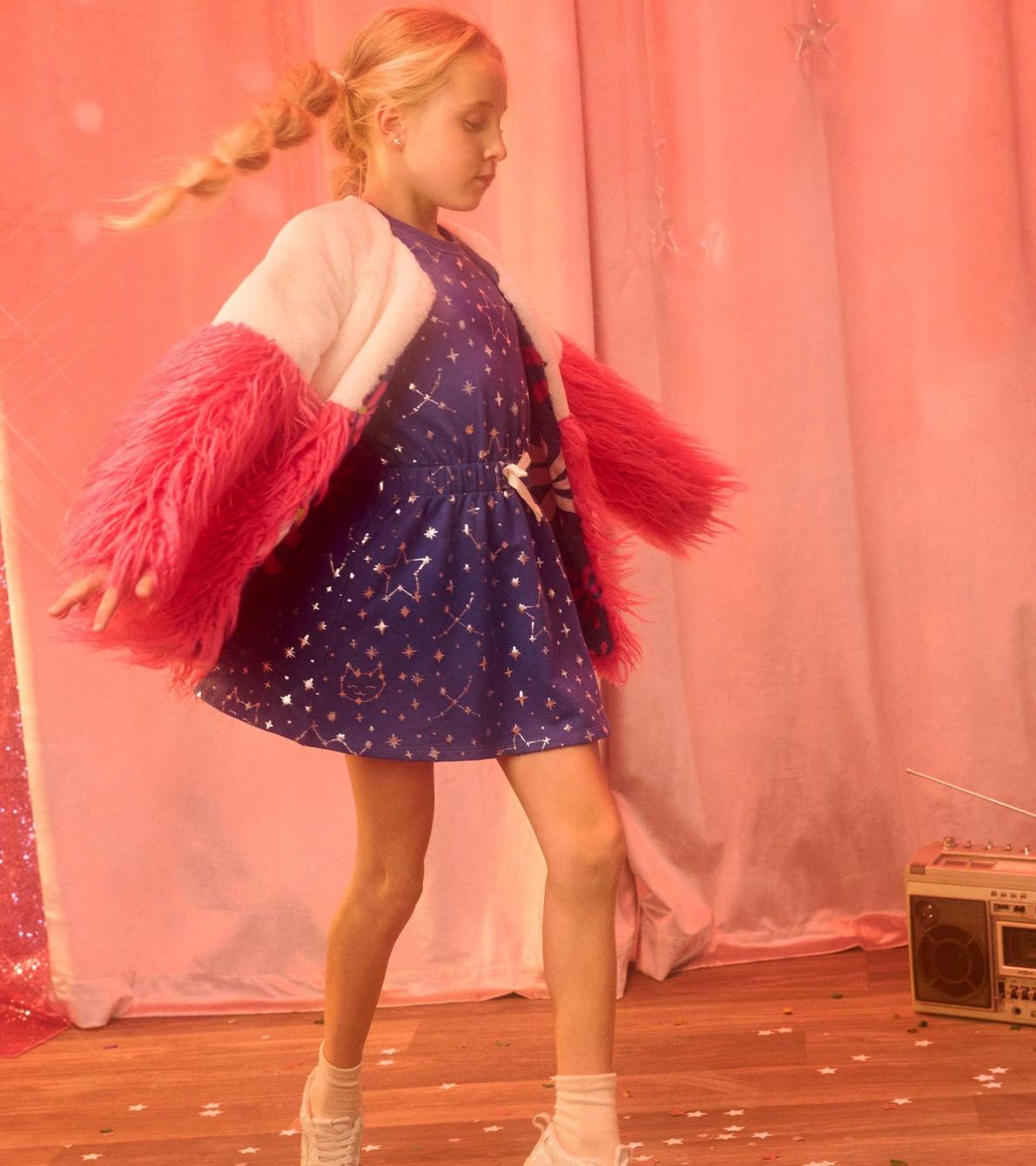 Hatley Dresses | Girls Girls Constellations Waist Terry Dress