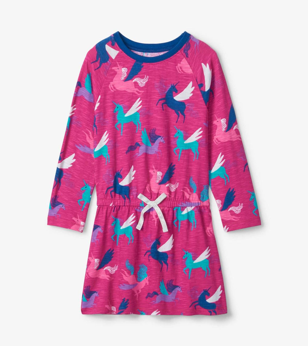 Hatley Dresses | Girls Girls Galactic Unicorn Drop Waist Dress