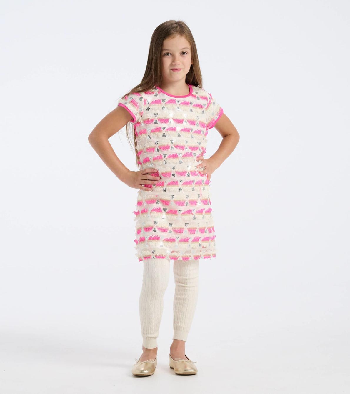 Hatley Dresses | Girls Girls Geometric Sequins Cap Sleeve Dress