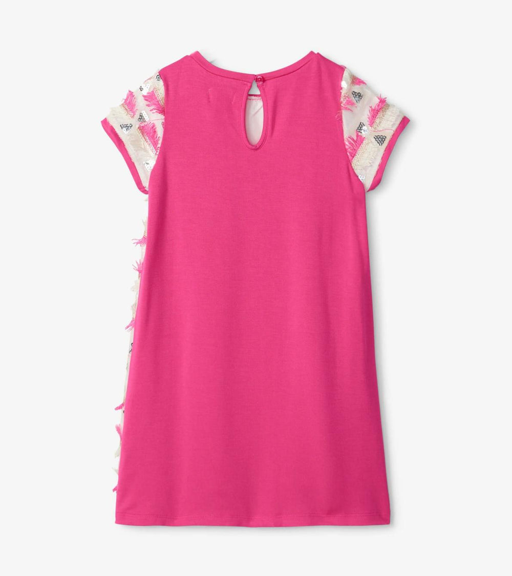 Hatley Dresses | Girls Girls Geometric Sequins Cap Sleeve Dress