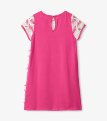 Hatley Dresses | Girls Girls Geometric Sequins Cap Sleeve Dress