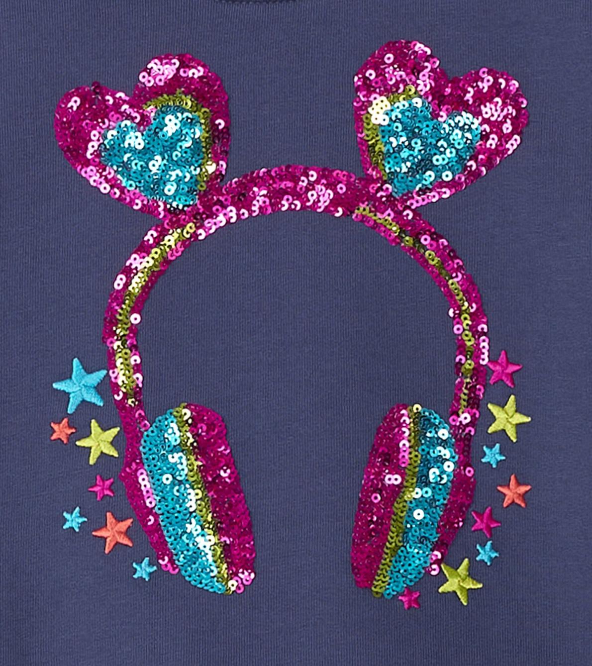 Hatley Dresses | Girls Girls Headphones Dropped Waist Dress