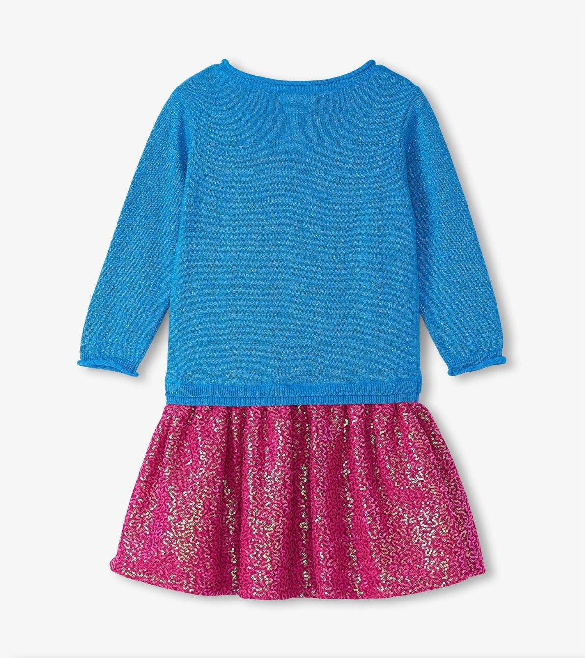 Hatley Dresses | Girls Girls Hearts Dropped Waist Sweater Dress