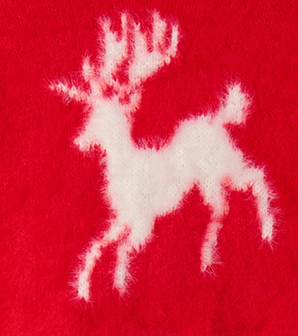 Hatley Dresses | Girls Girls Holiday Deer Mix Media Dress