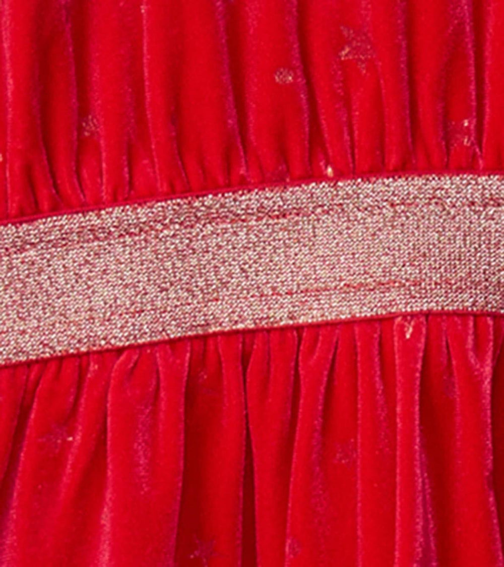 Hatley Dresses | Girls Girls Holiday Stars Crushed Velour Dress