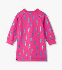 Hatley Dresses | Girls Girls Lightning Bolts Sweater Dress