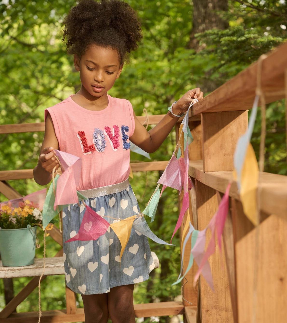 Hatley Dresses | Girls Girls Love Elastic Waist Dress