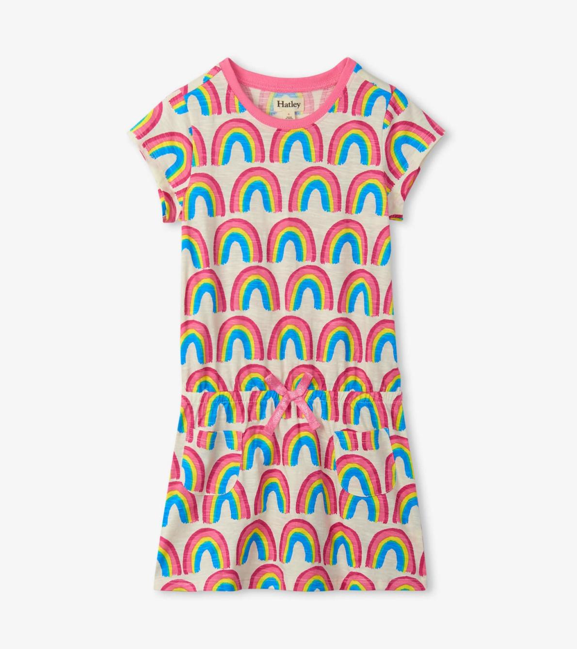 Hatley Dresses | Girls Girls Pretty Rainbows Drop Waist Dress