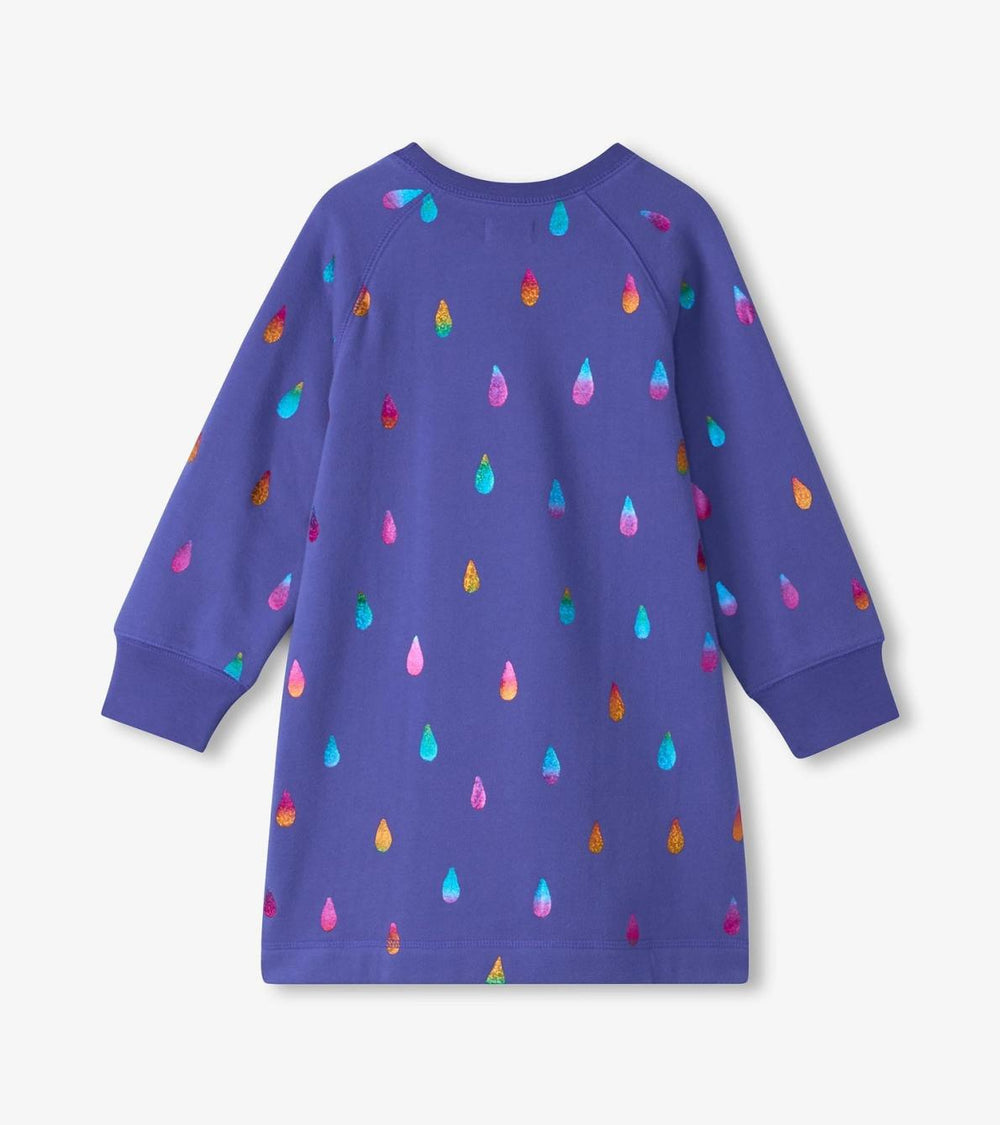 Hatley Dresses | Girls Girls Rainbow Raindrops Sweater Dress