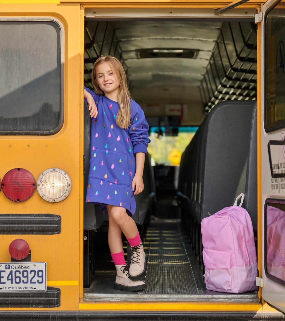 Hatley Dresses | Girls Girls Rainbow Raindrops Sweater Dress