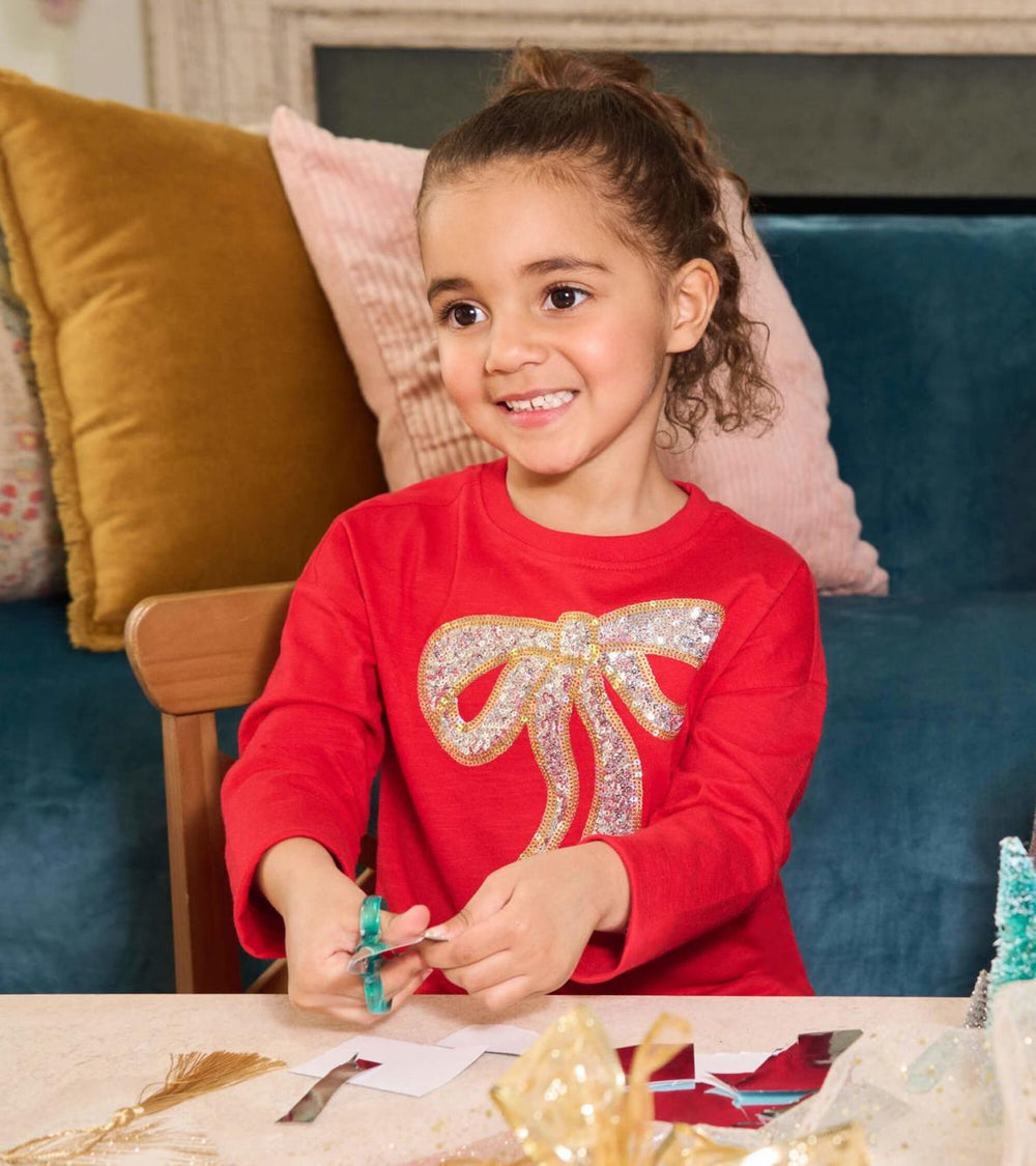 Hatley Dresses | Girls Girls Red Holiday Bow Party Dress