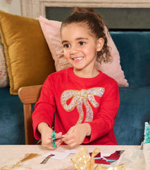 Hatley Dresses | Girls Girls Red Holiday Bow Party Dress