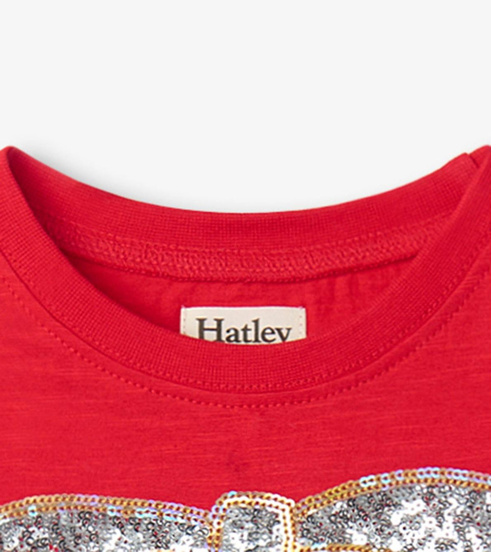 Hatley Dresses | Girls Girls Red Holiday Bow Party Dress