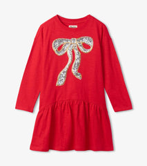 Hatley Dresses | Girls Girls Red Holiday Bow Party Dress