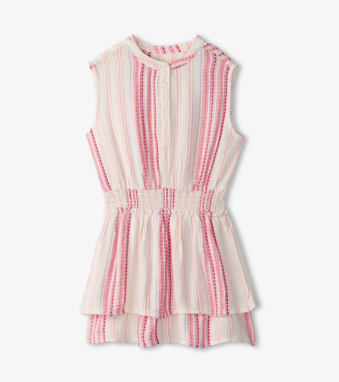 Hatley Dresses | Girls Girls Ribbon Stripe Smocked Waist Dress