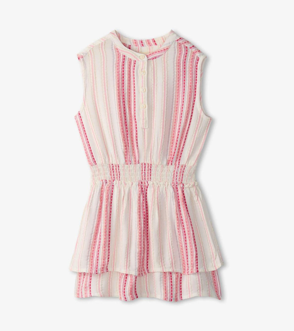 Hatley Dresses | Girls Girls Ribbon Stripe Smocked Waist Dress