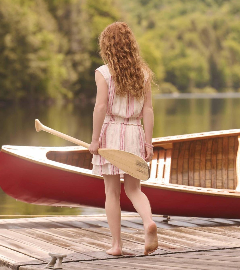 Hatley Dresses | Girls Girls Ribbon Stripe Smocked Waist Dress