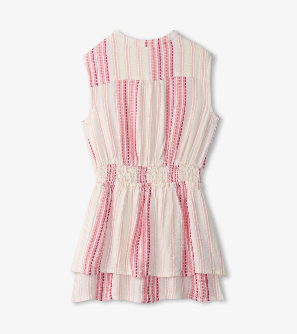 Hatley Dresses | Girls Girls Ribbon Stripe Smocked Waist Dress
