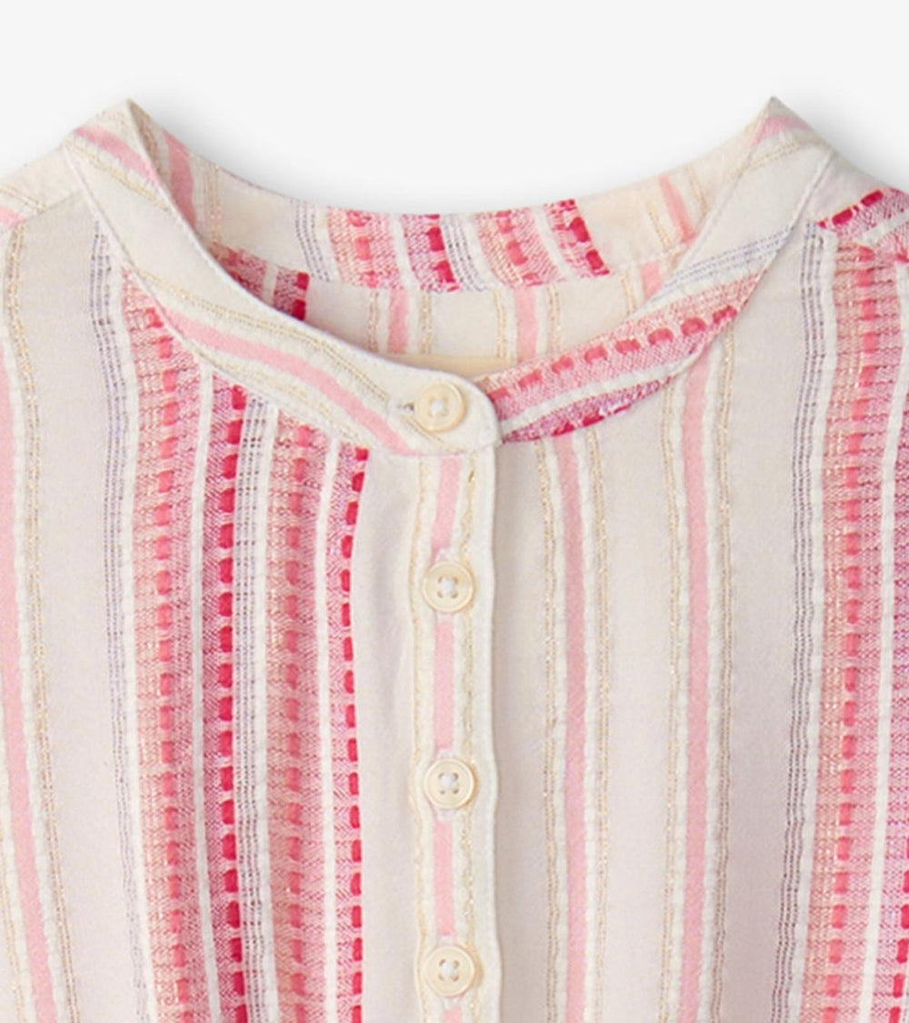 Hatley Dresses | Girls Girls Ribbon Stripe Smocked Waist Dress