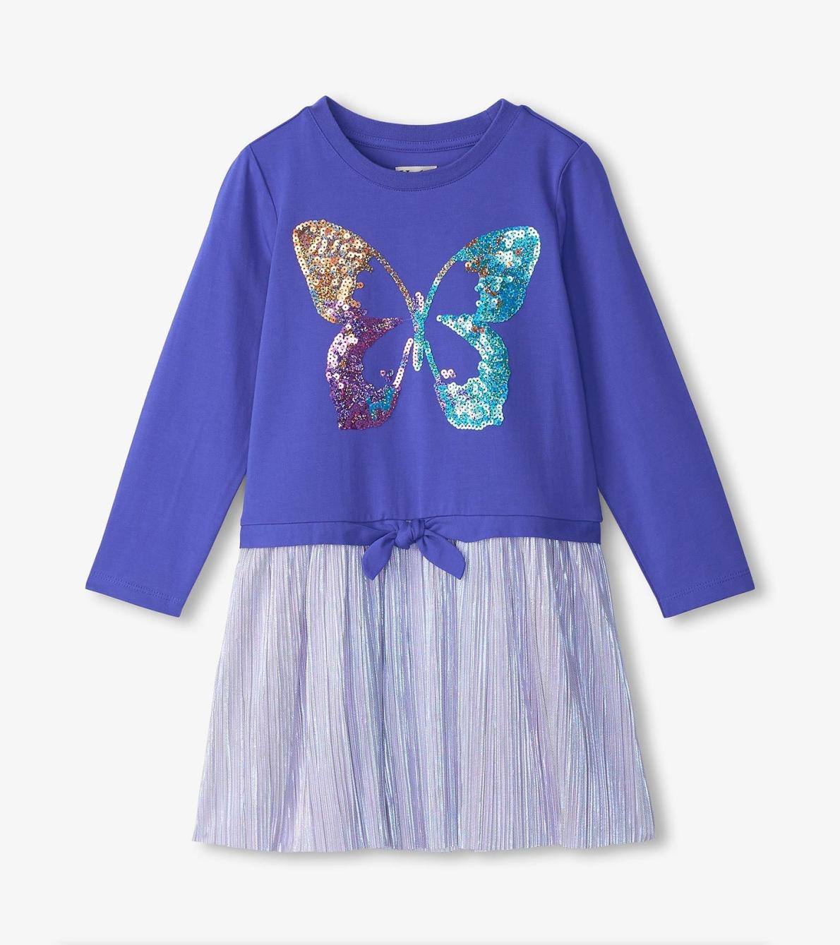 Hatley Dresses | Girls Girls Sequin Butterfly Skirt Dress