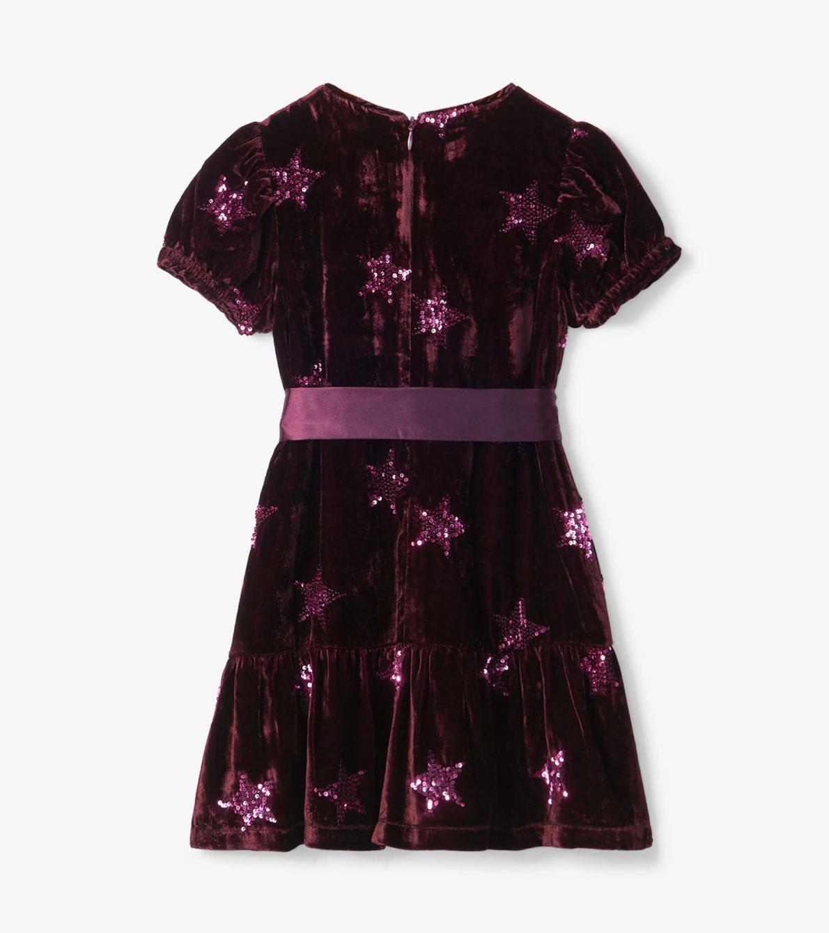 Hatley Dresses | Girls Girls Sequin Stars Velvet Dress