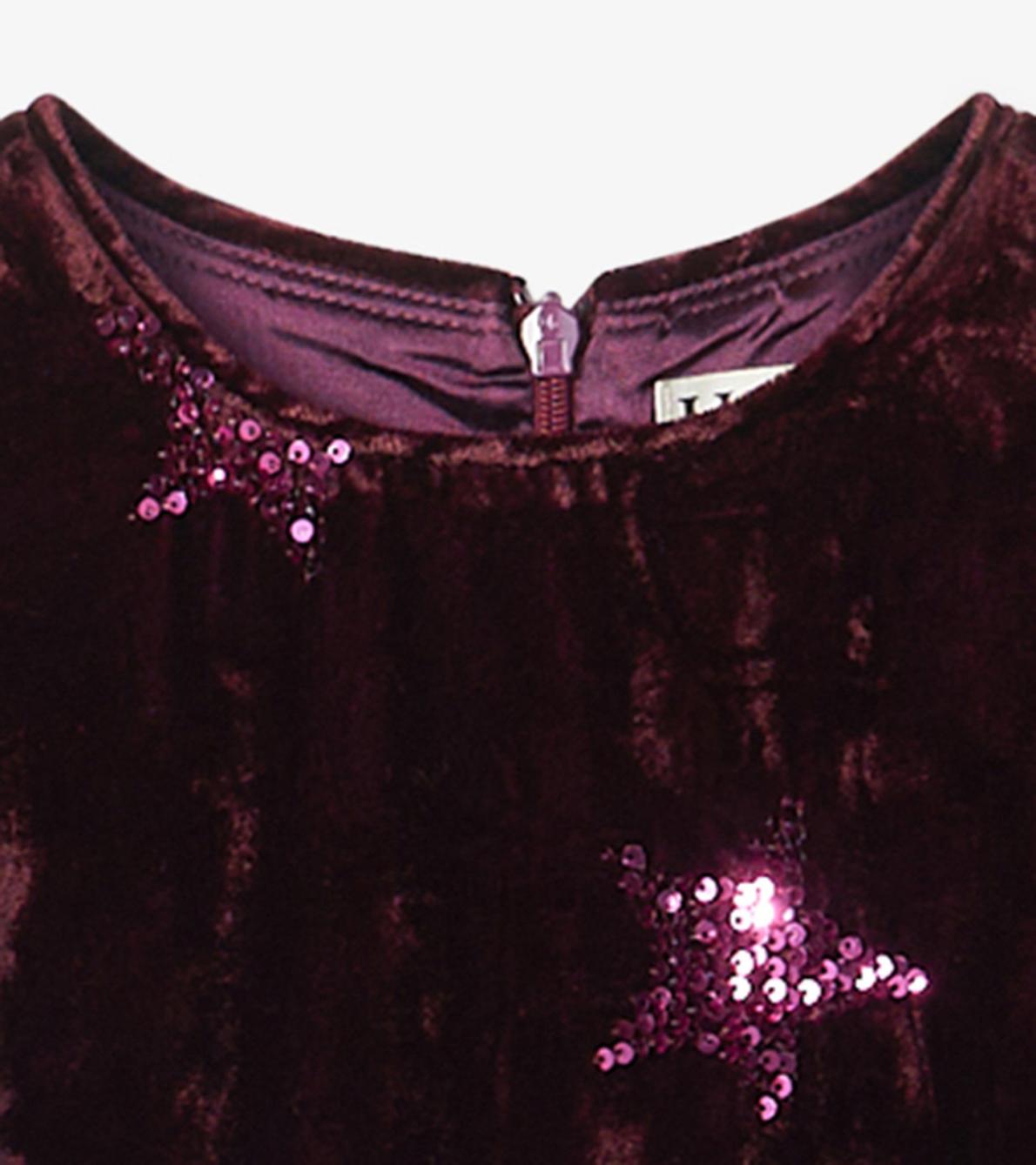 Hatley Dresses | Girls Girls Sequin Stars Velvet Dress