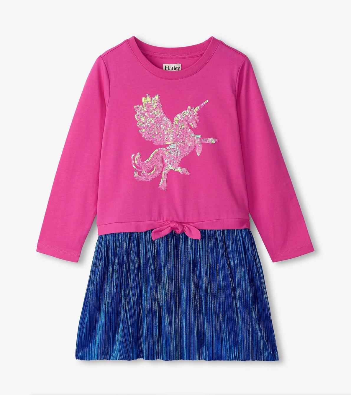 Hatley Dresses | Girls Girls Sequin Unicorn Skirt Dress