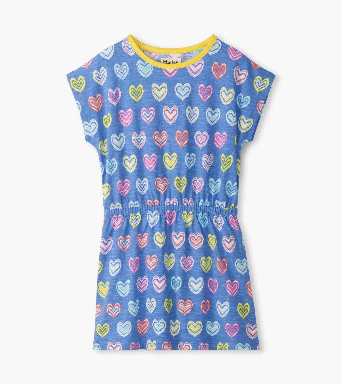 Hatley Dresses | Girls Girls Shibori Hearts Relaxed Dress