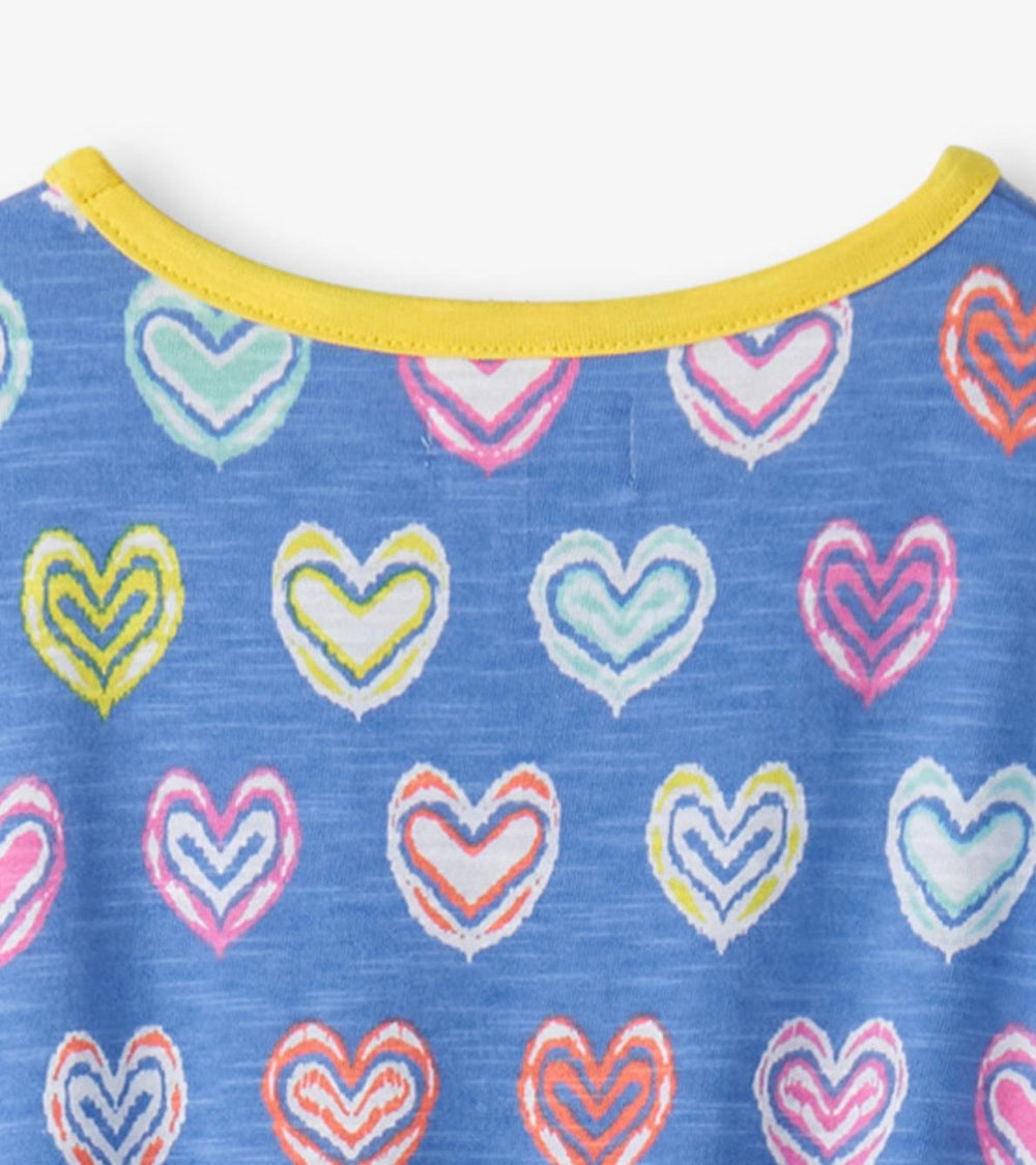 Hatley Dresses | Girls Girls Shibori Hearts Relaxed Dress