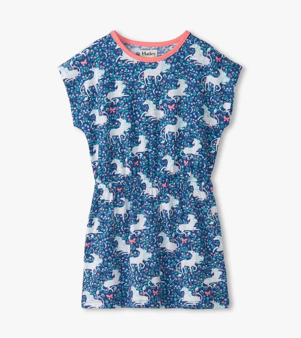 Hatley Dresses | Girls Girls Unicorn Garden Relaxed Dress