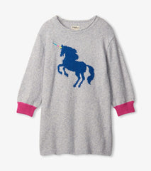 Hatley Dresses | Girls Girls Unicorn Sweater Dress