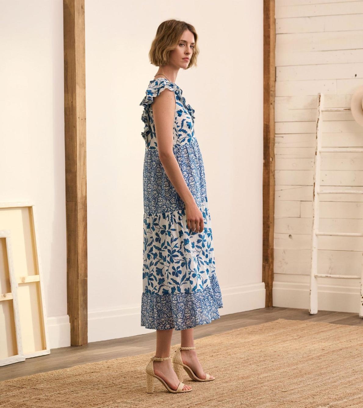 Hatley Dresses | Women Aria Midi Dress - Shibori Mix