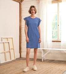 Hatley Dresses | Women Carlie Dress - Blue Quartz Stripes
