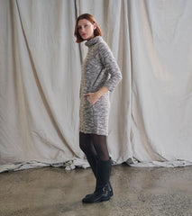 Hatley Dresses | Women Draped Collar Dress - Heather Grey