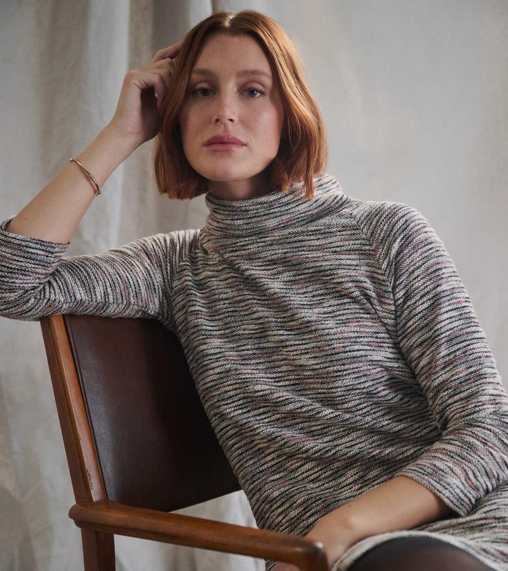 Hatley Dresses | Women Draped Collar Dress - Heather Grey