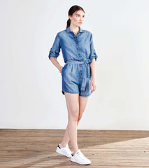 Hatley Dresses | Women Giselle Romper - Medium Blue Wash