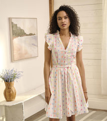 Hatley Dresses | Women Godet Belted Dress - Summer Dots