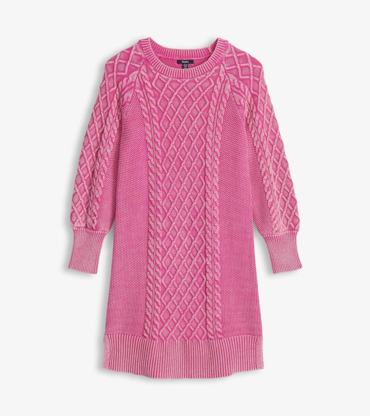 Hatley Dresses | Women Juliet Cable Knit Dress - Raspberry Pink
