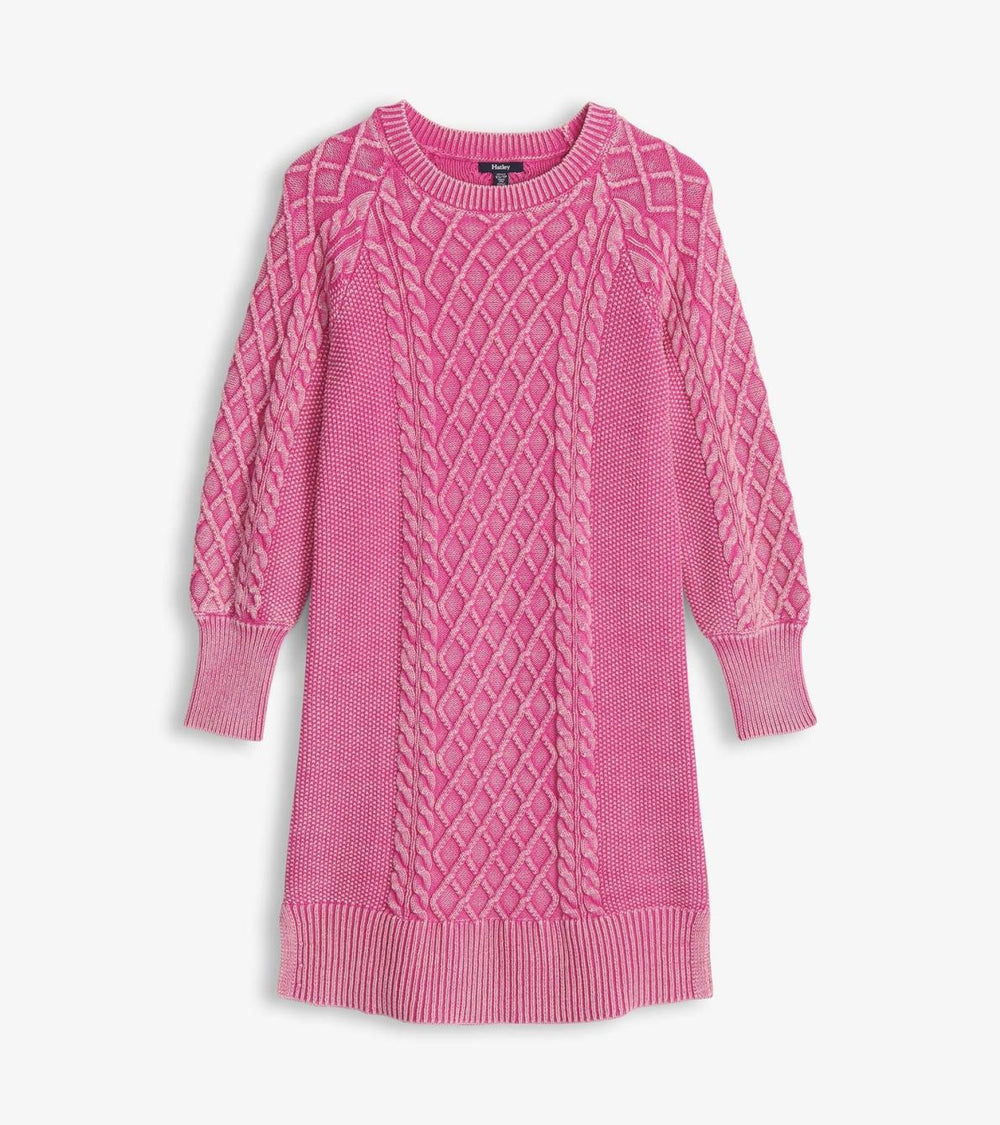 Hatley Dresses | Women Juliet Cable Knit Dress - Raspberry Pink