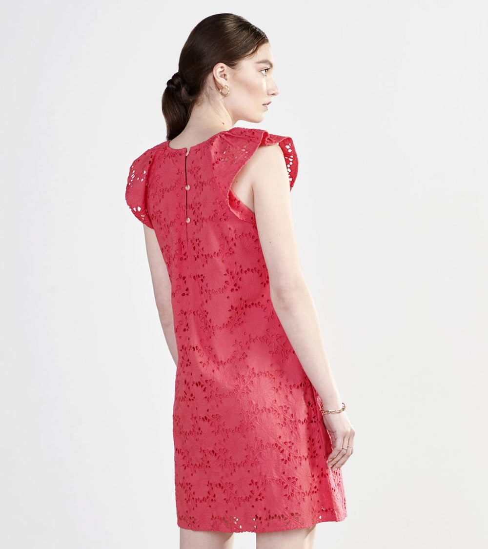 Hatley Dresses | Women Kaia Eyelet Dress - Rouge Red