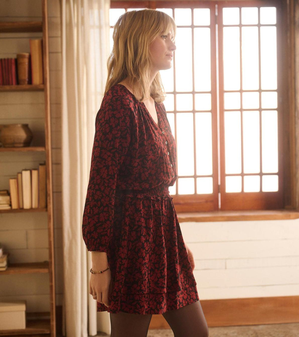 Hatley Dresses | Women Mia Smocked Waist Dress - Floral Scatter